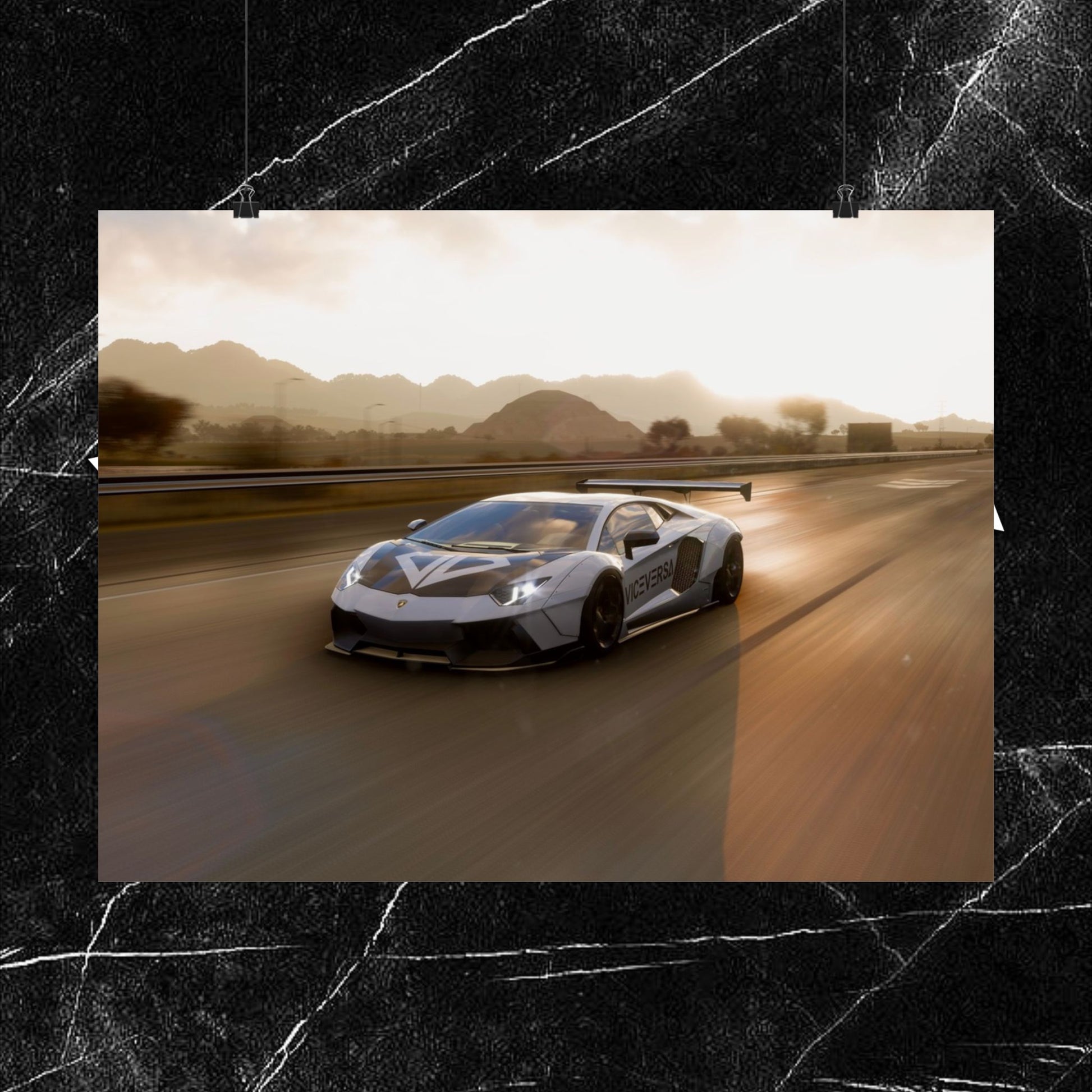 ViceVersa Garage Aventador Poster