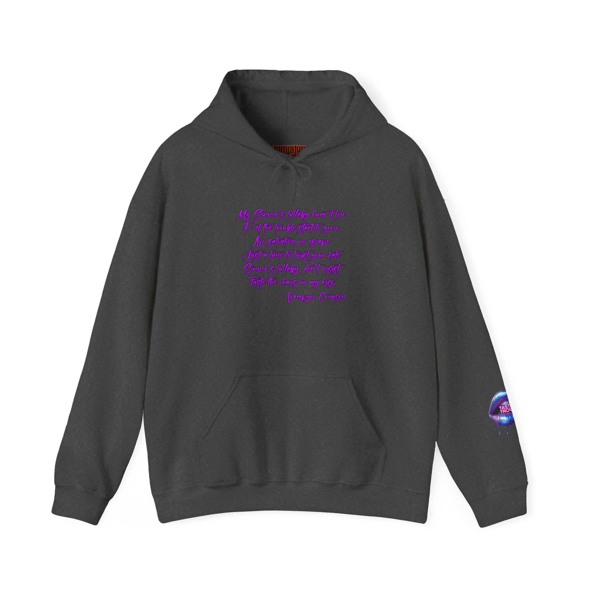 Taste of Trouble Inspirational Hoodie for Creative Souls, Motivational Sweatshirt, Unisex Heavy Blend, Modern Casual Wear, Gift for Artists, Trendy [...]