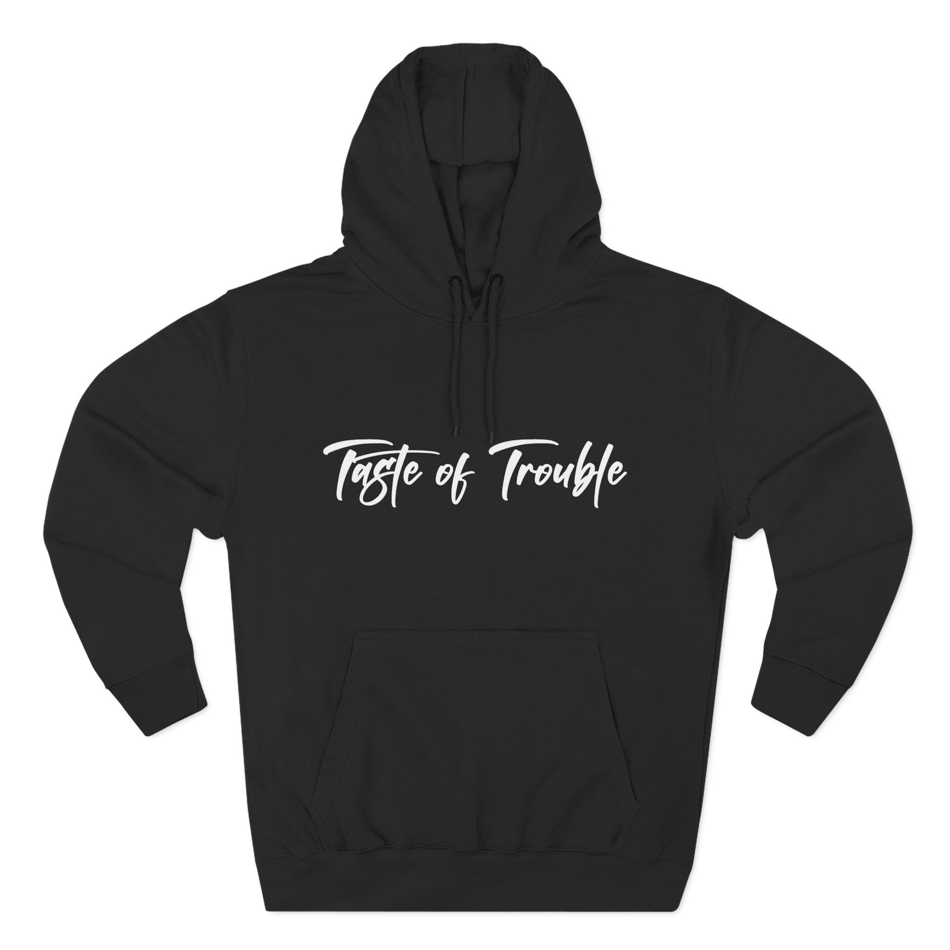 Taste of Trouble Fleece Pullover, Cozy Gift for Women, Casual Wear, Motivational Apparel, Holiday Gift