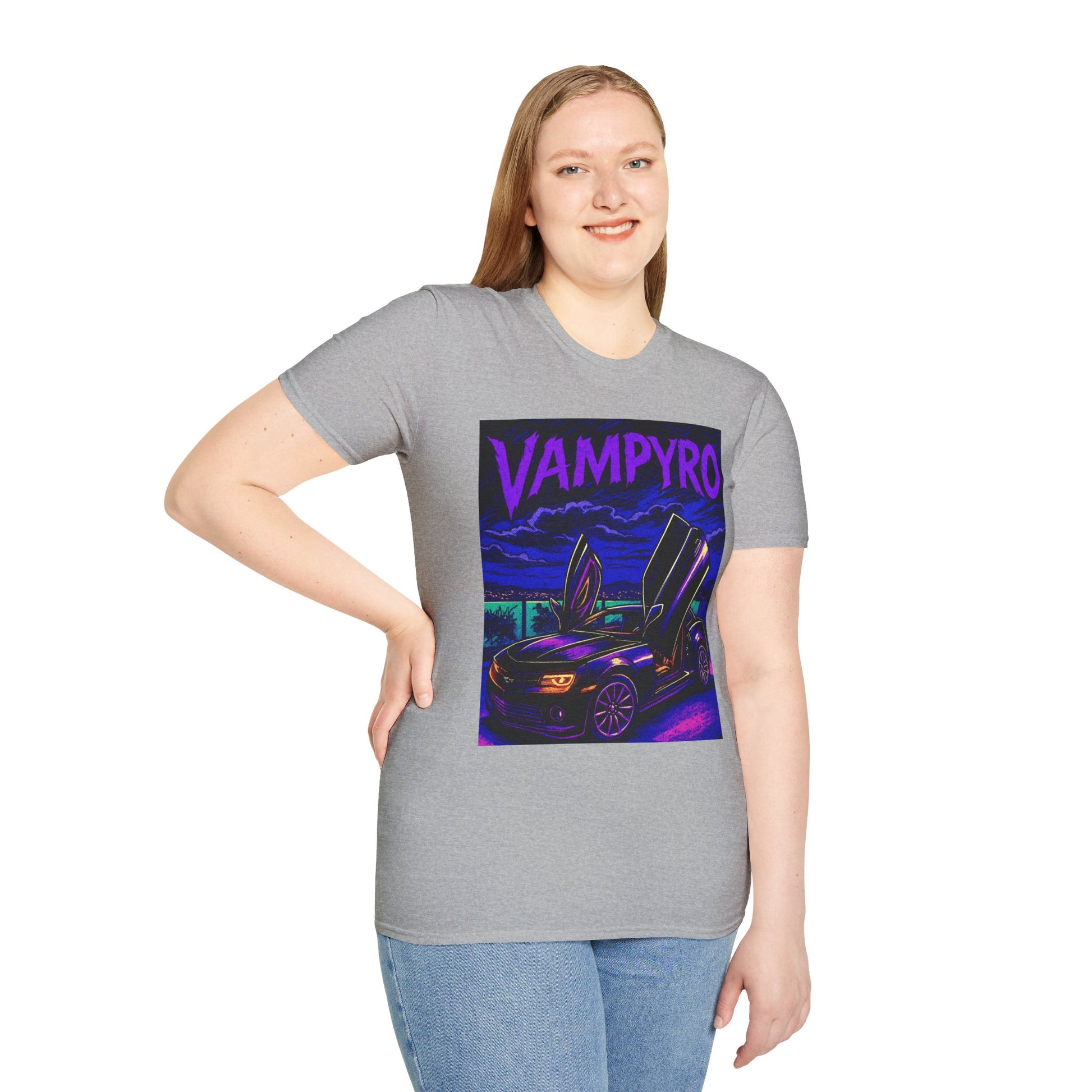 Vampyro Camaro Collectors T-Shirt, Graphic Tee for Car Lovers, Unisex T-Shirt, Retro Car Apparel, Gift for Auto Enthusiasts