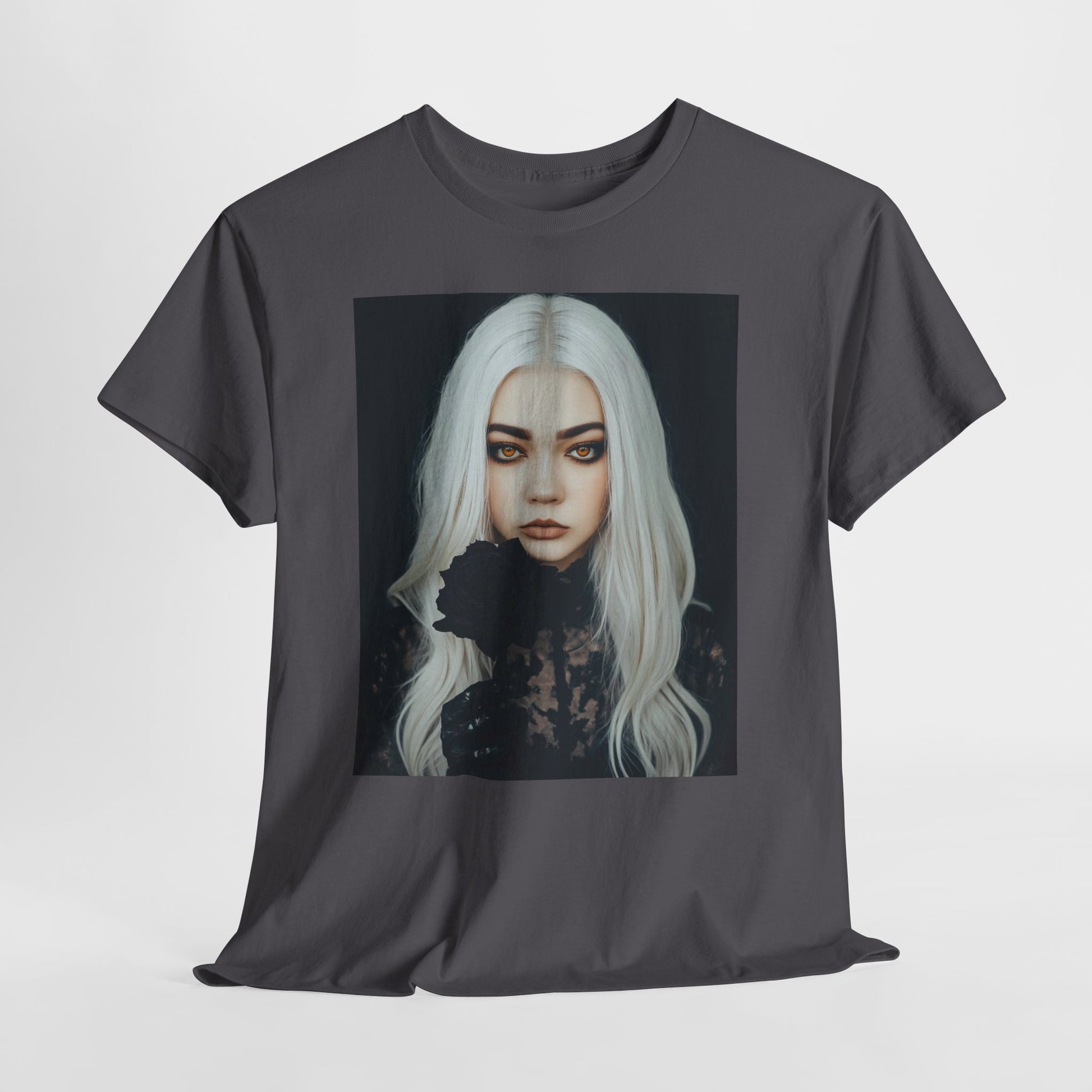 Digitally Autographed Vampyro Crimson Gothic Art Unisex Tee, Halloween Shirt, Alternative Fashion, Spooky Graphic Tee, Witchy Aesthetic Clothing, Edgy Outfit Idea