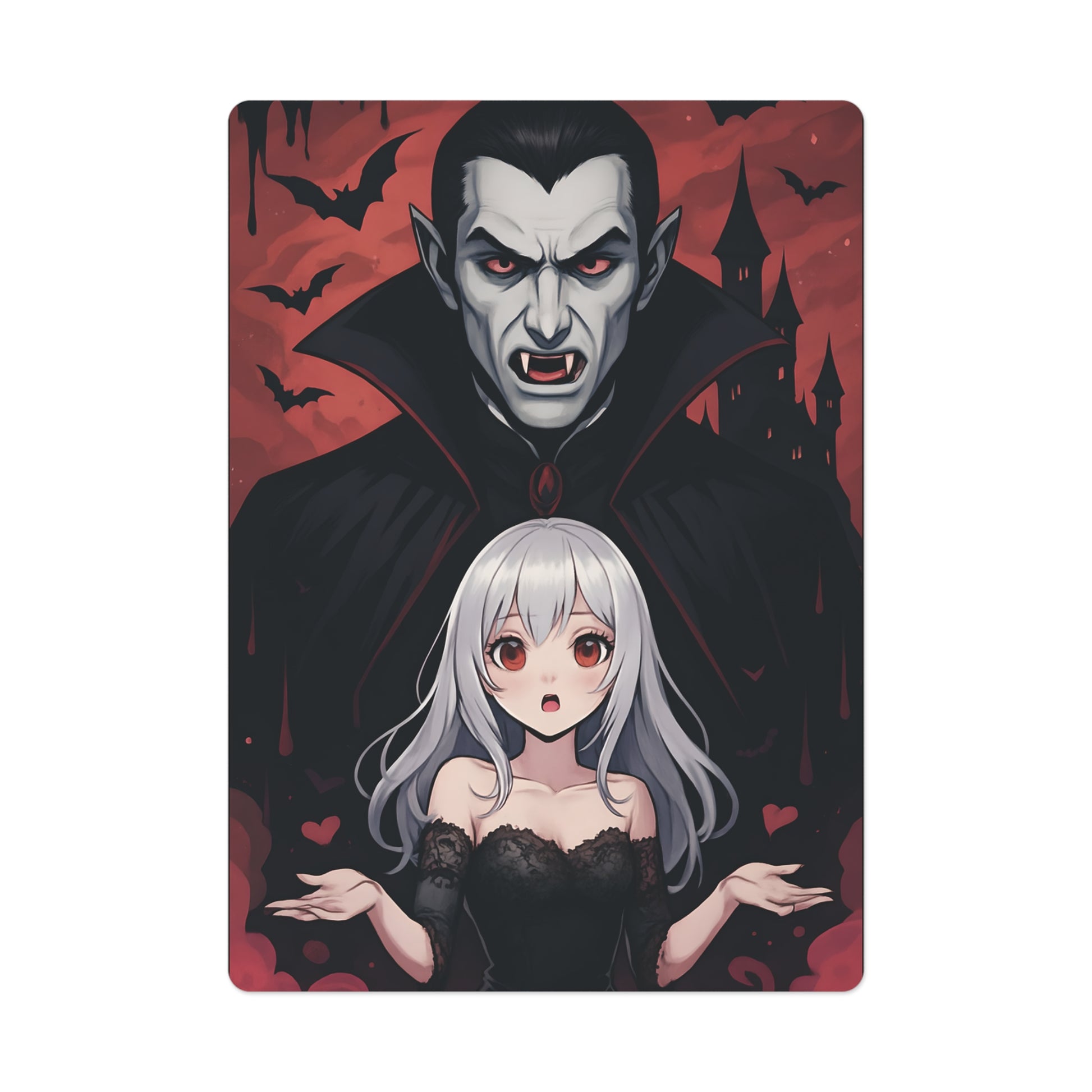 Vampire-Themed Poker Cards, Unique Card Game Gift, Halloween Decor, Party Games, Collectible Playing Cards