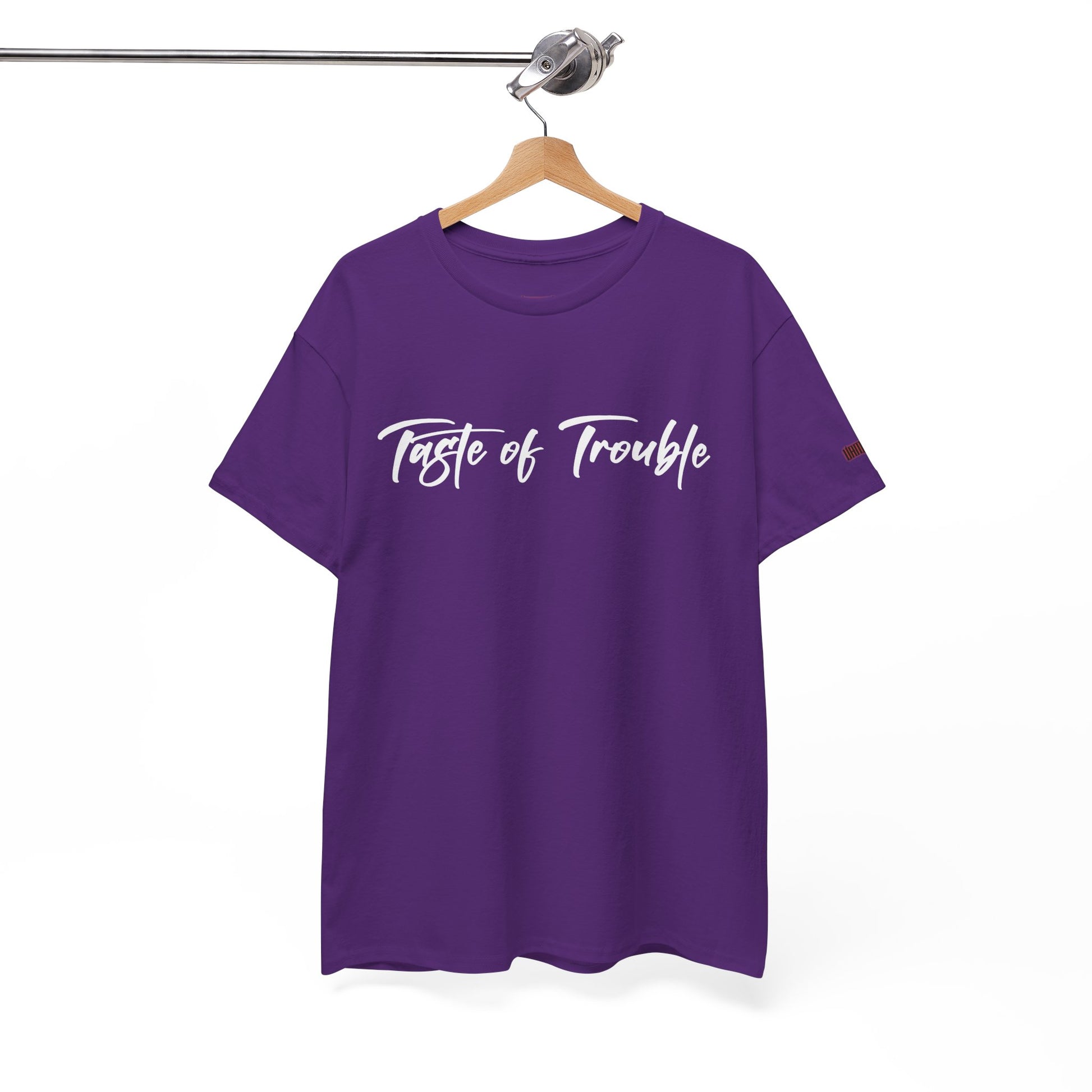 Taste of Trouble Vampyro Crimson Lyrics Unisex Heavy Cotton Tee - Casual Comfort, Everyday Wear, Gift for Friends, Stylish Casual Tee, Versatile Fashion