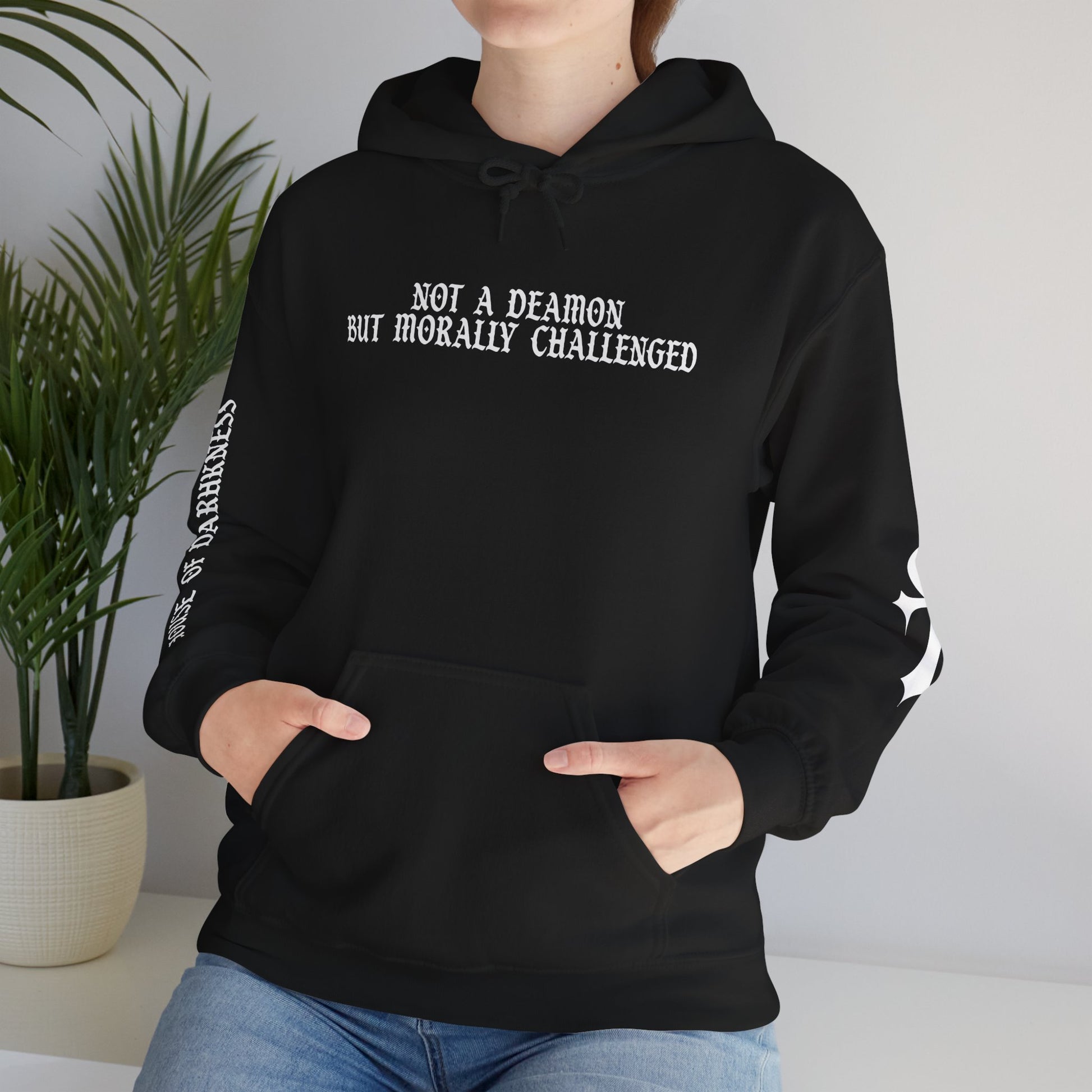 Not a Demon but Morally Challenged Hoodie