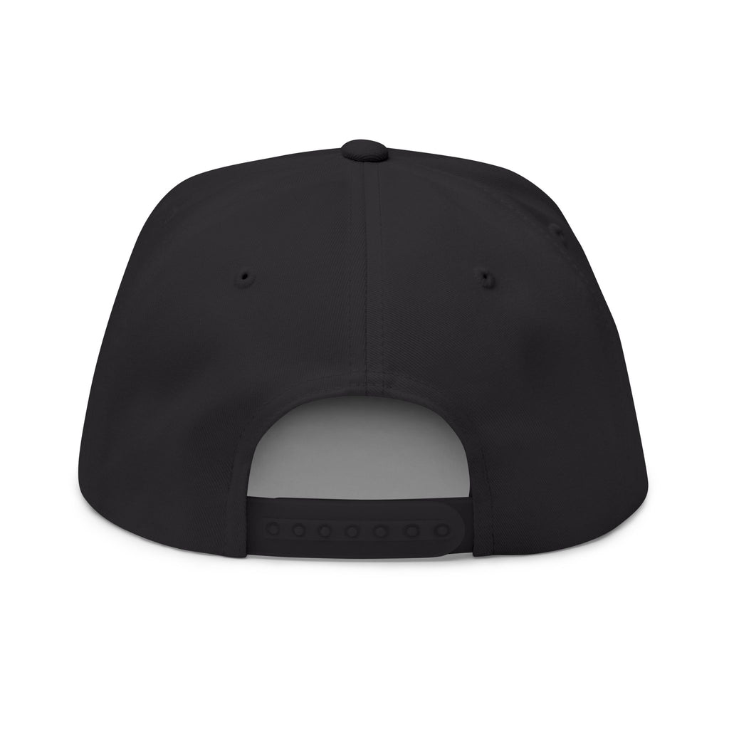 Vampyro Flat Bill Cap - Trendy Streetwear Hat for Urban Style, Perfect for Festivals, Outdoor Events, and Everyday Wear, Adjustable Cap