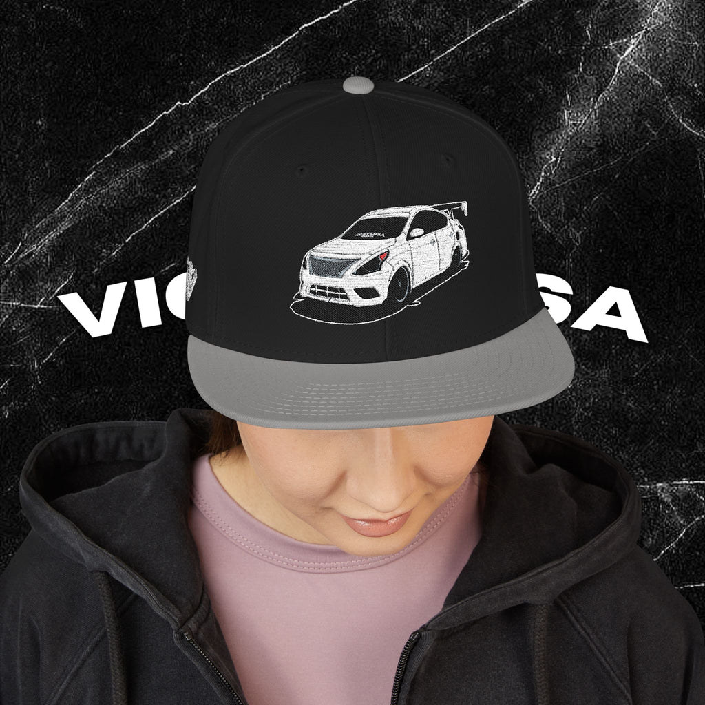 Embroidered Diamond Versa Snapback