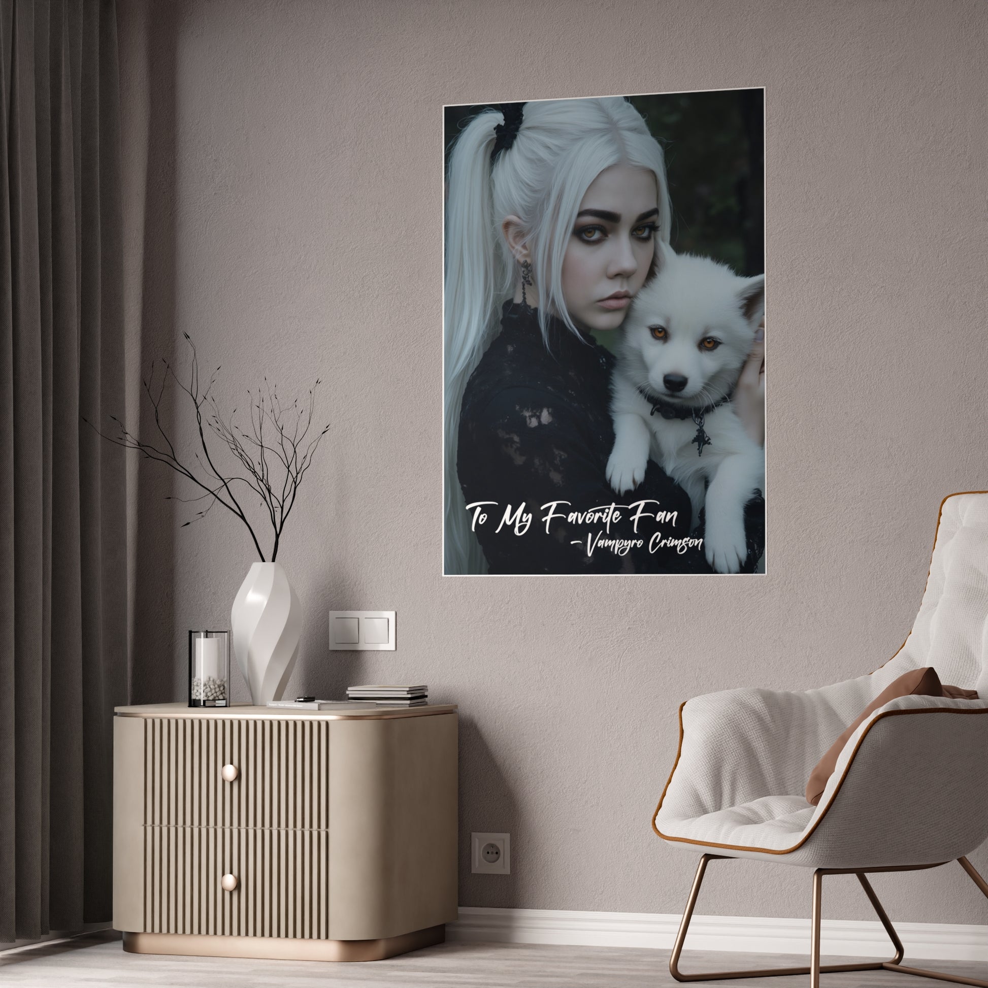 Vampyro Crimson Digitally Autographed Poster