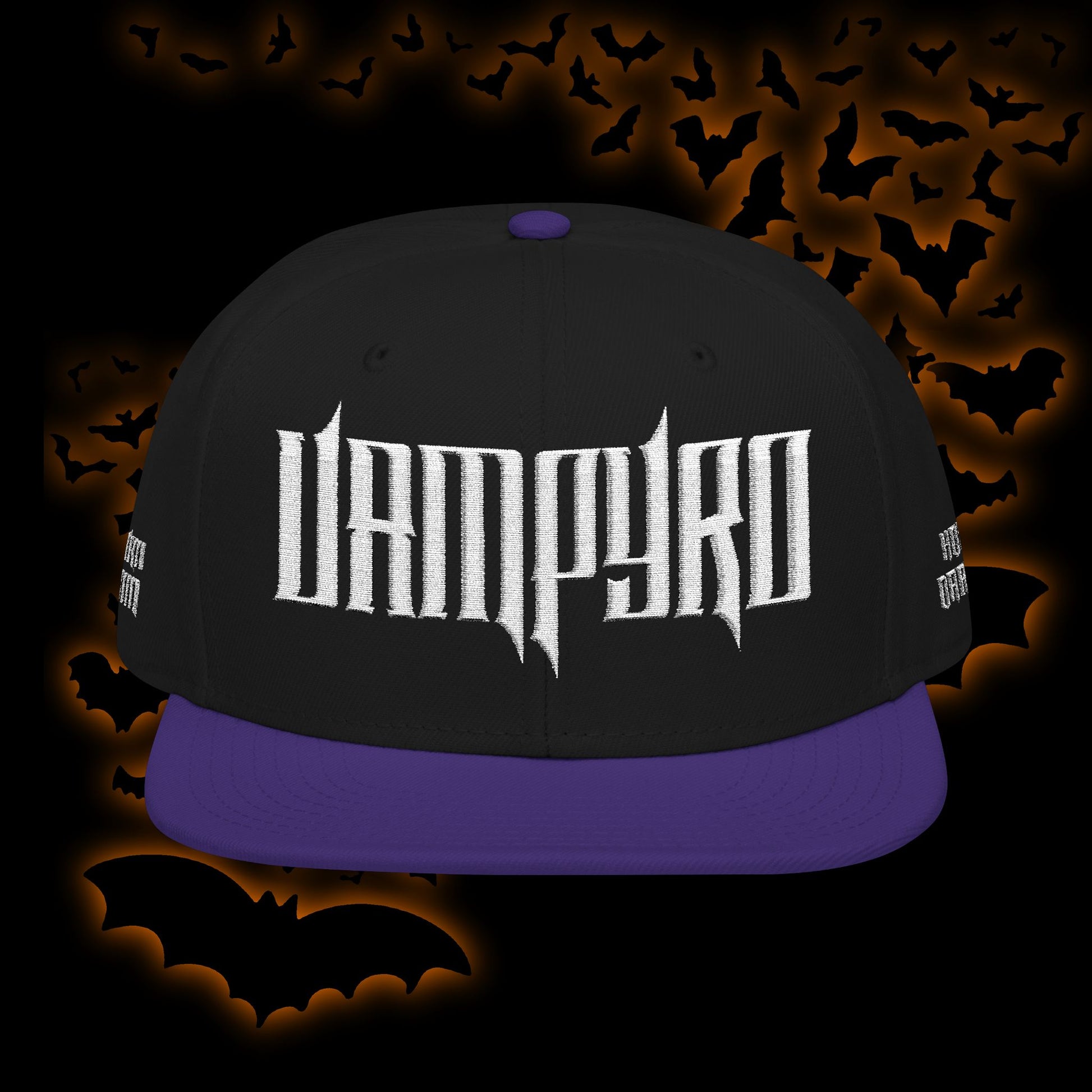 Vampyro Crimson Embroidered Snapback Hat