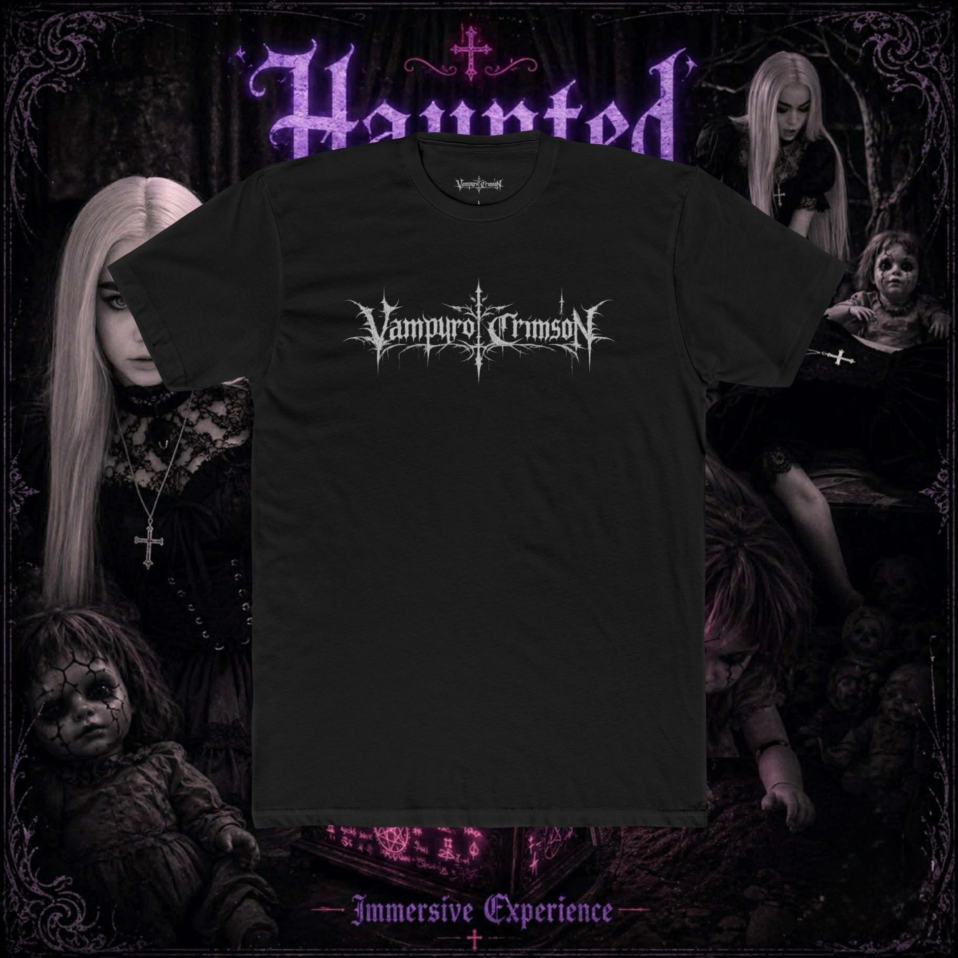 SIGNED CD + Exclusive Puppeteer Haunted Music Box Band Shirt