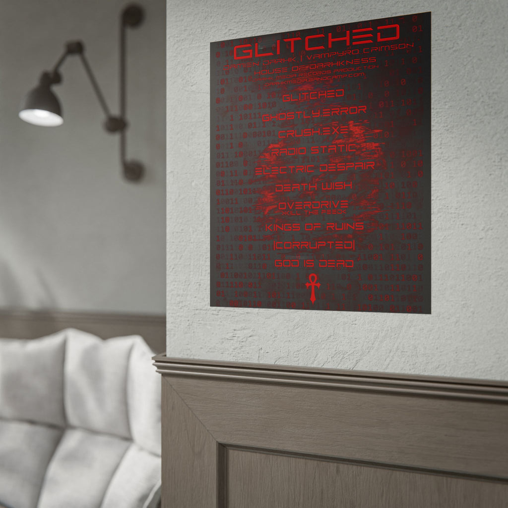 GLITCHED Music Poster