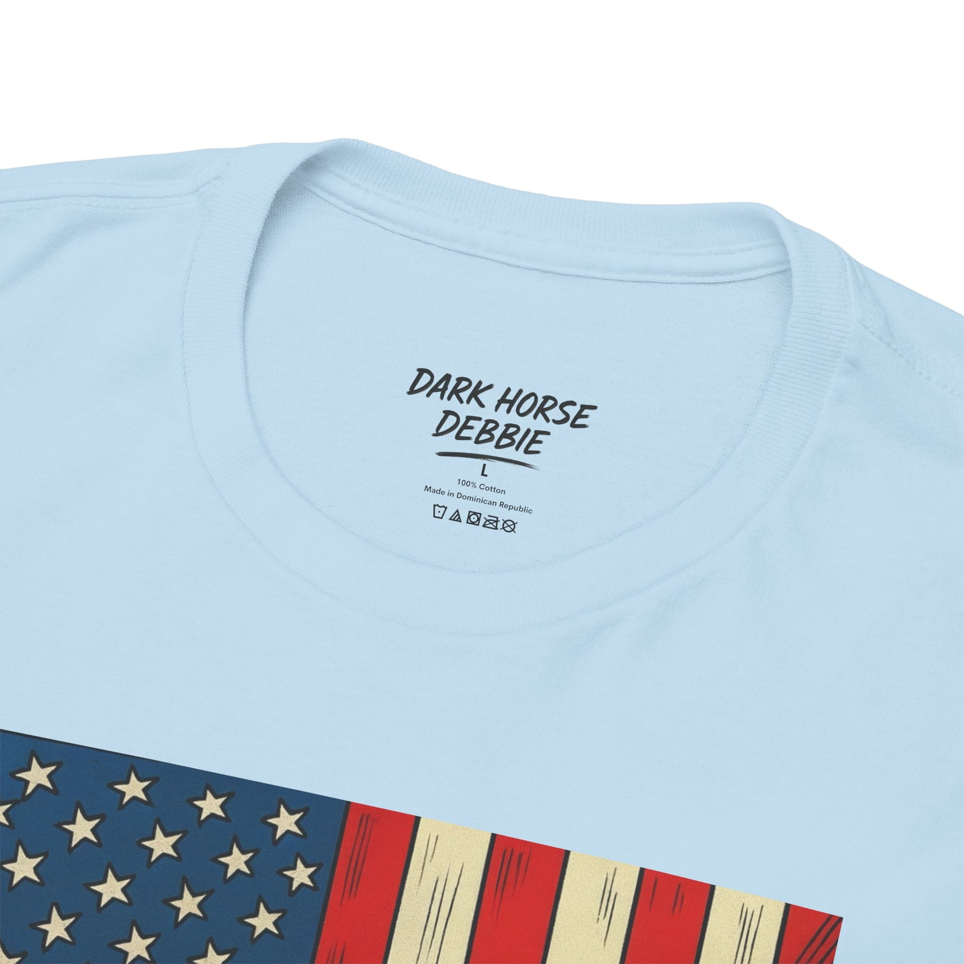 Dark Horse Debbie Patriotic Car Enthusiast Tee - Perfect for Independence Day, Gift for Dad, Car Show, Track Day, Summer Style