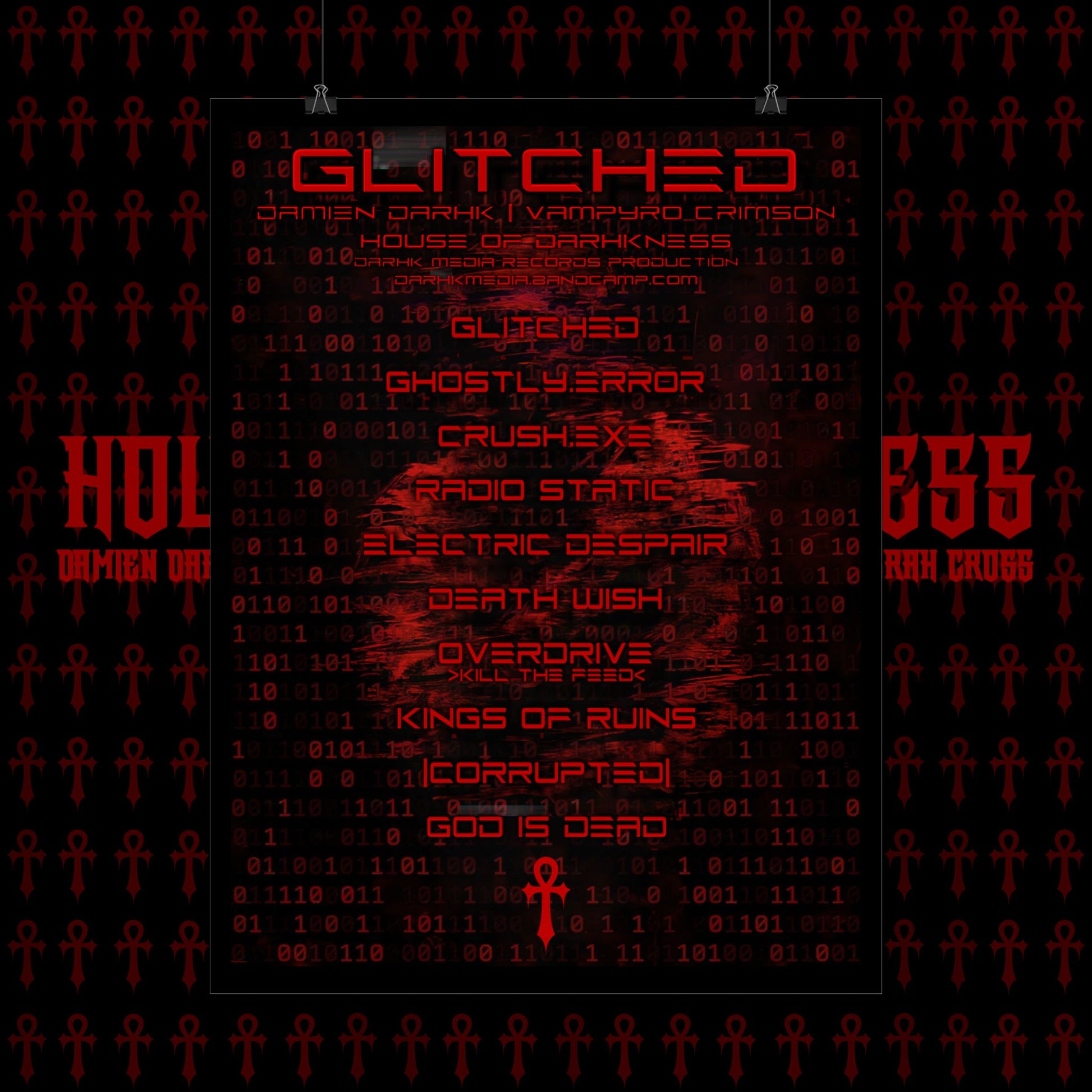 GLITCHED Music Poster