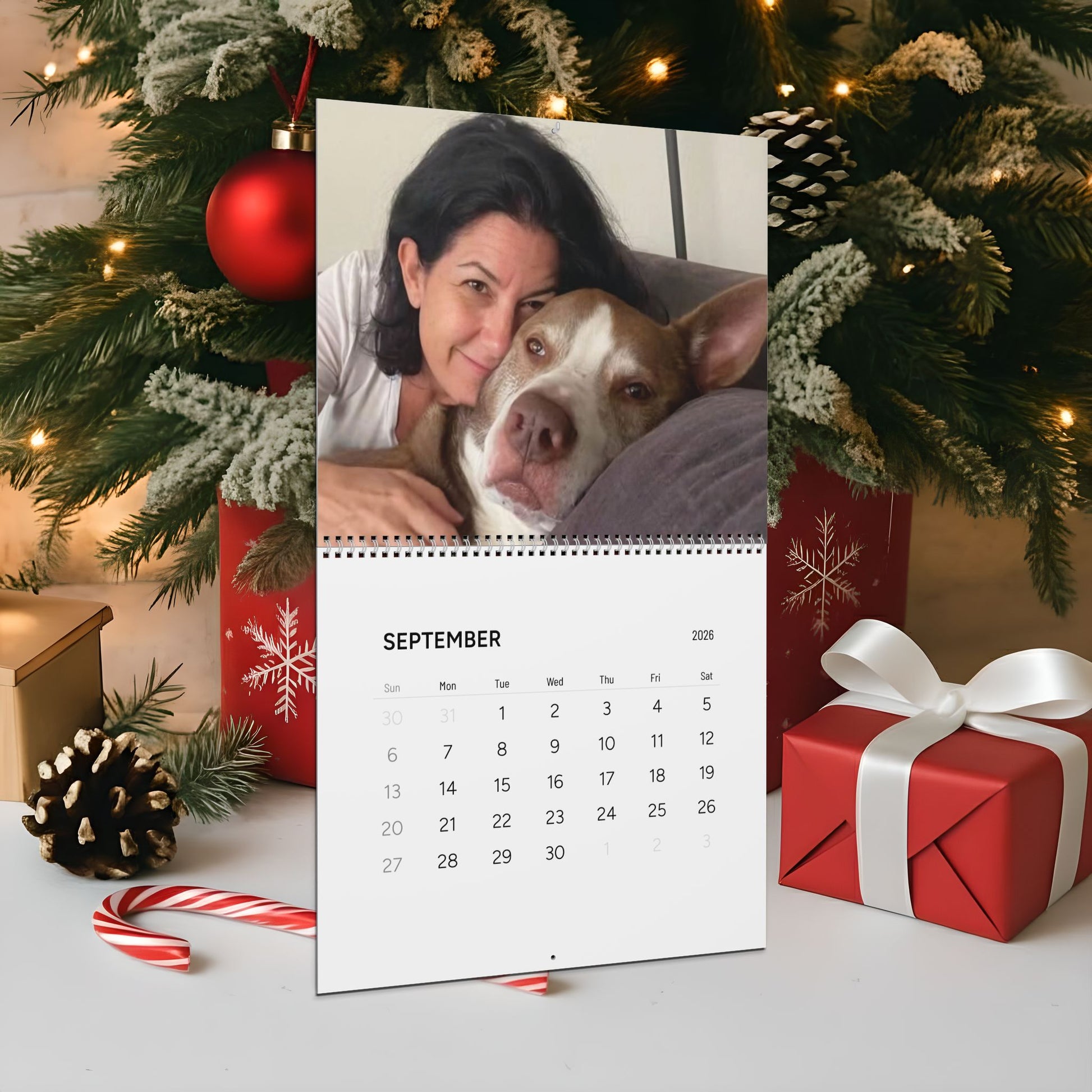 Photo Wall Calendar 2026 Jeter — Custom Pet & Family 12-Month Calendar