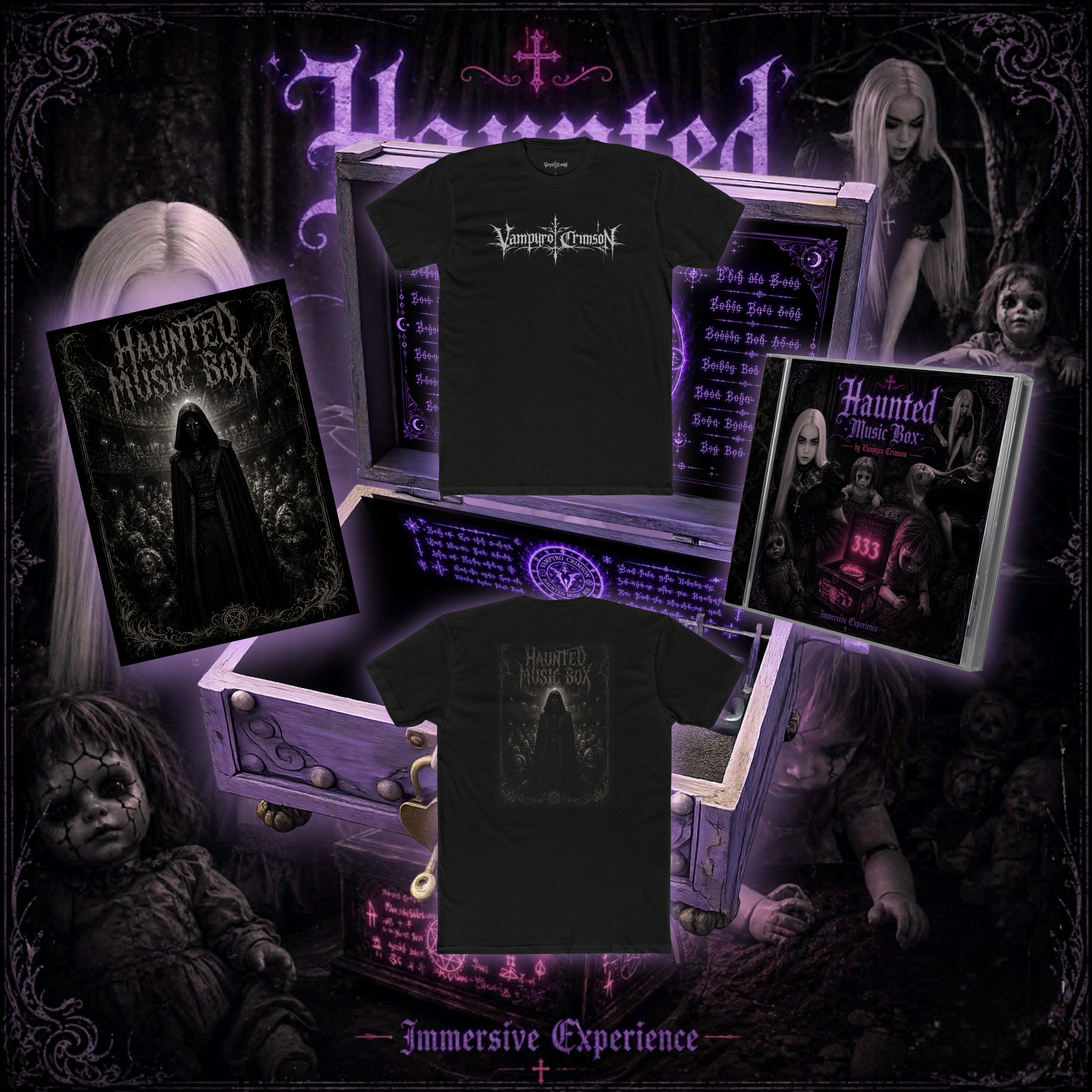 Puppeteer Artist Pick Signed Haunted Music Box Collection